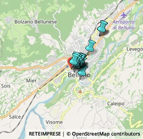 Mappa Via Loreto, 32100 Belluno BL, Italia (0.69176)