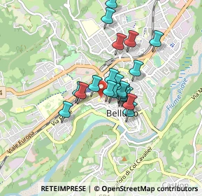 Mappa Via Loreto, 32100 Belluno BL, Italia (0.6095)