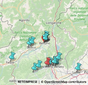 Mappa Via Loreto, 32100 Belluno BL, Italia (14.24188)