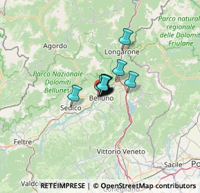 Mappa Via Loreto, 32100 Belluno BL, Italia (3.82818)