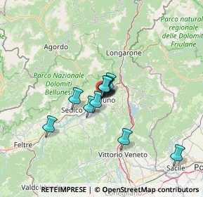 Mappa Via Loreto, 32100 Belluno BL, Italia (8.35727)