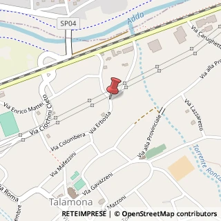 Mappa Via Erbosta, 57, 23018 Talamona, Sondrio (Lombardia)