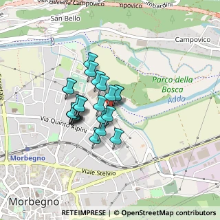 Mappa Via Bruno Castagna, 23017 Morbegno SO, Italia (0.28333)