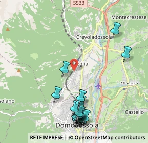 Mappa Via S. Curotti, 28845 Crevoladossola VB, Italia (2.454)