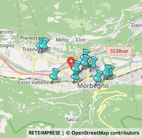 Mappa Via Adda, 23013 Cosio Valtellino SO, Italia (1.22583)
