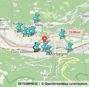 Mappa Via Adda, 23013 Cosio Valtellino SO, Italia (1.48417)