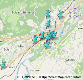 Mappa Piazzale Guglielmo Marconi, 32100 Belluno BL, Italia (1.60417)