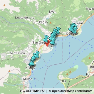 Mappa Via casate Sabbati, 22015 Gravedona ed Uniti CO, Italia (1.62688)
