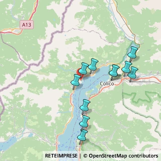 Mappa Via casate Sabbati, 22015 Gravedona ed Uniti CO, Italia (7.34545)
