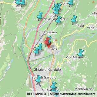 Mappa Via Vittorio Alfieri, 38015 Lavis TN, Italia (3.032)