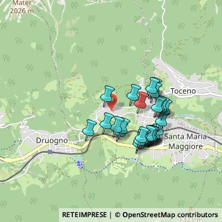 Mappa Via Rastellini, 28857 Santa Maria Maggiore VB, Italia (0.79889)