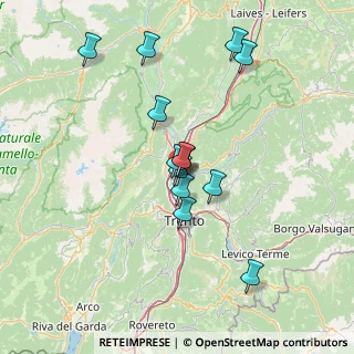 Mappa Via dei Cardi, 38015 Lavis TN, Italia (12.31)
