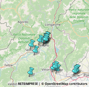 Mappa Via Antonio Ceccati, 32100 Belluno BL, Italia (12.39706)