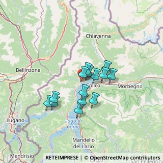 Mappa Via Gallio Tolomeo, 22015 Gravedona ed Uniti CO, Italia (9.87143)