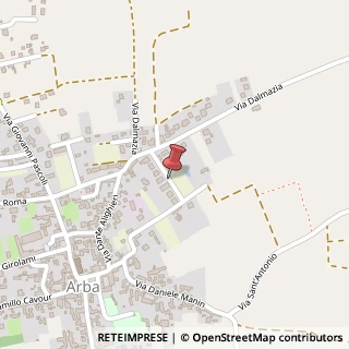 Mappa Via Carlo di Giulian, 18, 33090 Arba, Pordenone (Friuli-Venezia Giulia)