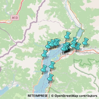 Mappa Via Vittorio Veneto, 22015 Gravedona ed Uniti CO, Italia (5.8505)