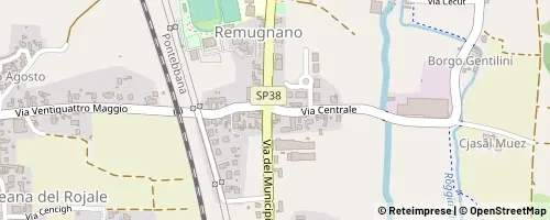 Mappa Reana del Rojale