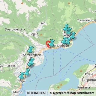 Mappa Via Regina Levante, 22015 Gravedona ed Uniti CO, Italia (2.07636)