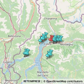 Mappa Via Regina Levante, 22015 Gravedona ed Uniti CO, Italia (10.72385)