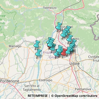 Mappa SP 66, 33038 San Daniele del Friuli UD, Italia (9.7125)