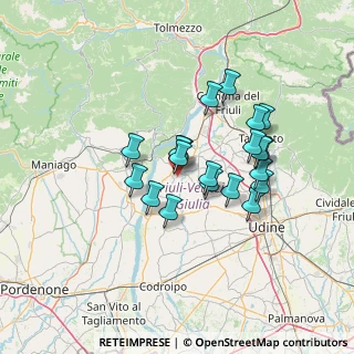Mappa SP 66, 33038 San Daniele del Friuli UD, Italia (11.0135)