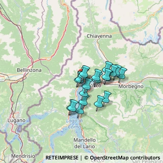 Mappa Via S. Gusmeo, 22015 Gravedona ed Uniti CO, Italia (9.3595)