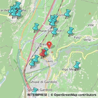 Mappa Via Furli, 38015 Lavis TN, Italia (2.8515)