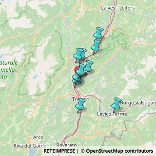 Mappa Via Furli, 38015 Lavis TN, Italia (7.95)