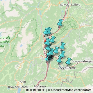 Mappa Via Furli, 38015 Lavis TN, Italia (9.5115)