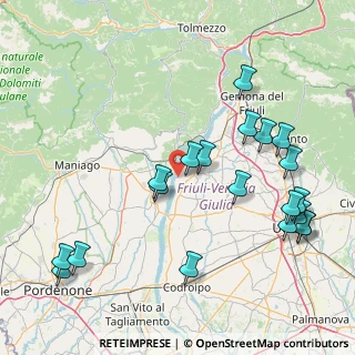 Mappa Loc. Aonedis, 33038 San Daniele del Friuli UD, Italia (18.7745)