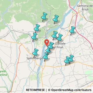 Mappa Loc. Aonedis, 33038 San Daniele del Friuli UD, Italia (6.43923)