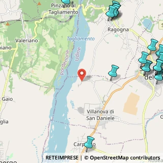 Mappa Loc. Aonedis, 33038 San Daniele del Friuli UD, Italia (3.6055)