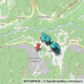 Mappa Via S. Colomba, 38041 Albiano TN, Italia (0.57692)