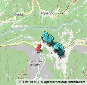 Mappa Via S. Colomba, 38041 Albiano TN, Italia (0.57692)