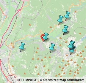 Mappa Via S. Colomba, 38041 Albiano TN, Italia (4.08)