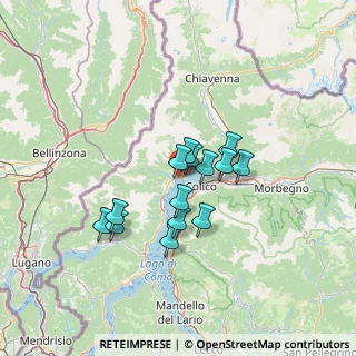 Mappa SS340dir, 22015 Gravedona ed Uniti CO, Italia (9.84643)