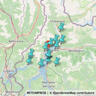 Mappa SS340dir, 22015 Gravedona ed Uniti CO, Italia (9.94923)