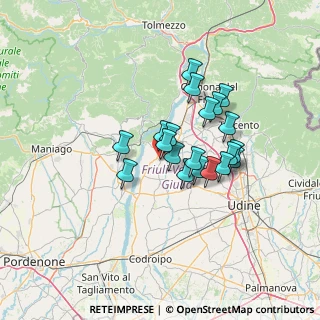 Mappa Via Luigina Narducci, 33038 San Daniele del Friuli UD, Italia (10.086)