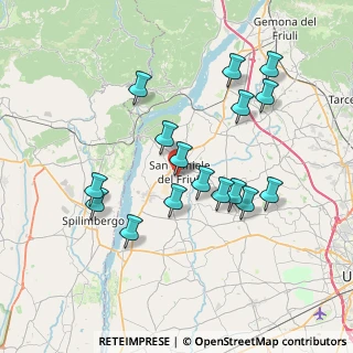 Mappa Via Luigina Narducci, 33038 San Daniele del Friuli UD, Italia (6.98438)