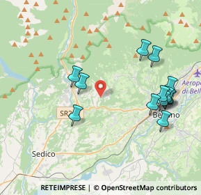 Mappa Via Bolago, 32036 Belluno BL, Italia (4.14692)