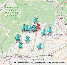 Mappa 33090 Arba PN, Italia (10.82462)