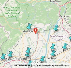 Mappa 33090 Arba PN, Italia (25.38231)