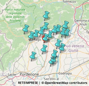 Mappa 33090 Arba PN, Italia (10.832)