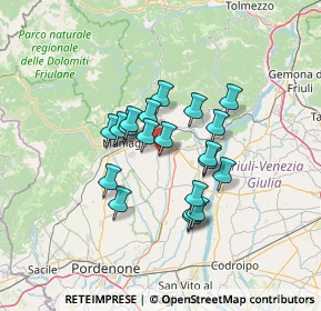 Mappa 33090 Arba PN, Italia (10.112)