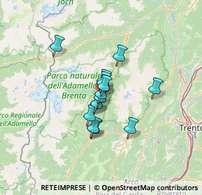 Mappa Viale Dolomiti, 38086 Giustino TN, Italia (8.24357)