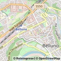 Mapa Belluno