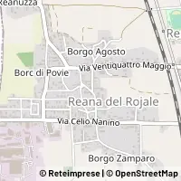 Map Reana del Rojale