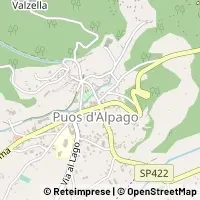 Térkép Puos d'Alpago