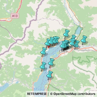 Mappa Largo Cesare Battisti, 22015 Gravedona ed Uniti CO, Italia (5.8025)