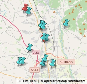 Mappa Via Nucleo Morena, 33010 Reana del Rojale UD, Italia (3.754)